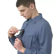 Košile Helikon-Tex Defender Mk2 Gentleman Shirt®, Melange Blue Košile Helikon-Tex Defender Mk2 Gentleman Shirt®, Melange Blue