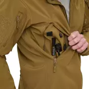 Softshellová bunda Helikon Gunfighter Shark Skin, Mud Brown