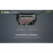 Čelovka Nitecore NU33, USB-C nabíjecí, 700 lm