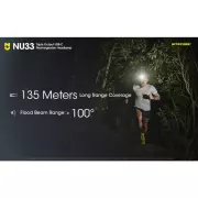 Čelovka Nitecore NU33, USB-C nabíjecí, 700 lm