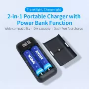USB  Li-ion rychlonabíječka XTAR PB2SL