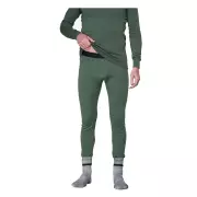 Pánské dvouvrstvé vlněné spodní kalhoty Devold Expedition, zelené