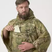 Pončo, zateplená vložka Helikon Swagman, Adaptive green