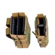 Dvojitá modulární samosvorná sumka Templar’s Gear pro puškové zásobníky M4, černá Dvojitá modulární samosvorná sumka Templar’s Gear pro puškové zásobníky M4, černá