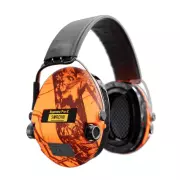 Střelecká sluchátka Sordin Supreme Pro-X LED, Blaze, koženkový pásek