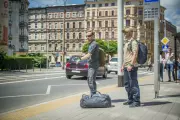 Kalhoty Helikon Urban Tactical Ripstop, khaki
