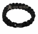 Náramek MFH Paracord 1,9cm, černý, vel. M