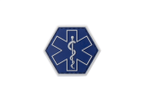 Nášivka Paramedic Hexagon, Modrá