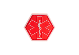 Nášivka Paramedic Hexagon, červená