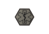 Nášivka Paramedic Hexagon, ranger green