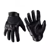 Taktické rukavice Mil-Tec Kožené/Kevlar, Černé - Velikost L