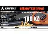 DÁRKOVÝ CERTIFIKÁT ALFATACTICAL 100,-CZK