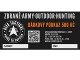 DÁRKOVÝ CERTIFIKÁT ALFATACTICAL 500,-CZK DÁRKOVÝ CERTIFIKÁT ALFATACTICAL 500,-CZK
