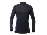 Funkční Merino triko Devold DUO ACTIVE zip neck, černé Funkční Merino triko Devold DUO ACTIVE zip neck, černé