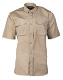 Pánská košile Mil-Tec TROPENHEMD krátký rukáv, khaki