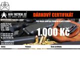 ELEKTRONICKÝ DÁRKOVÝ CERTIFIKÁT ALFATACTICAL 1000,-CZK