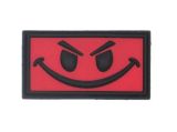 Nášivka JTG EVIL SMILEY červená