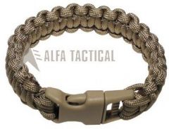 MFH Náramek MFH Paracord 2,3 cm, coyote