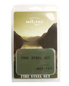 Mil-tec Rozdělávač ohně FIRE STEEL SET