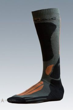 Batac Ponožky Mission green/orange vel.34-35