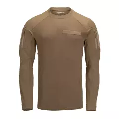 Taktické funkční triko s dlouhým rukávem Clawgear Instructor Mk. III LS LW, Coyote