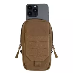 Pouzdro na mobilní telefon Mil-Tec Fieldcom MOLLE, Dark Coyote