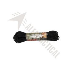 US parašutistická šnůra Paracord 30m - černá