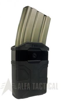 Rotační samosvorné pouzdro ESP UBC-03 (stavitelný průvlek) pro zásobníky typu AR-15, černé