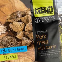 Adventure Menu 100% Vepřové maso na kmíně, 200g - bez přílohy