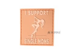 Nášivka I Support Single Mums, Desert