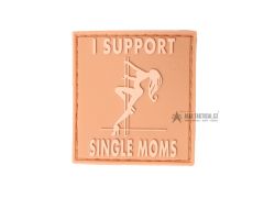 Nášivka JTG I Support Single Mums, Desert