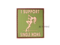 Nášivka I Support Single Mums, Multicam