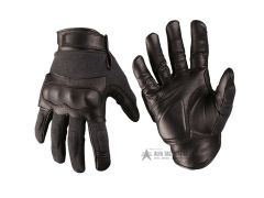 Taktické rukavice Mil-Tec Kožené/Kevlar, Černé