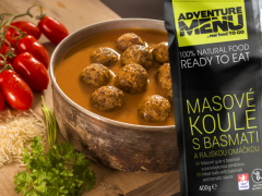 Adventure Menu Masové koule s basmati a rajskou omáčkou, 400g