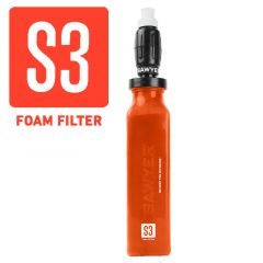 Vodní cestovní filtr Sawyer S3 foam filtr