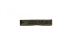 Nášivka Czech Republic s vlajkou, bojová (A-18)
