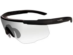 WileyX Střelecké sluneční brýle WileyX Saber Advanced, Matte black rám, Clear lens skla