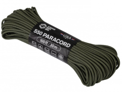 Parašutistická šnůra Helikon Paracord 550 30m - olive drab