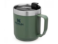 STANLEY Ocelový termohrnek Stanley Camp Mug 350ml, zelený