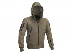 Mikina s kapucí Defcon 5 Sweater Jacket, OD Green Melange