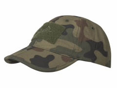 Helikon-Tex Kšiltovka Helikon Baseball Folding Cap, PL Woodland