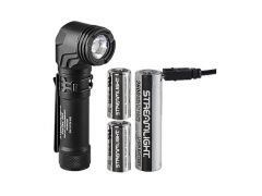 PROTAC 90 X USB - Pravoúhlá taktická EDC svítilna - černá