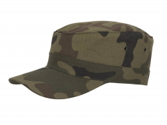 Kšiltovka Helikon Combat Cap - Polycotton Ripstop, PL Woodland