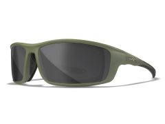 Střelecké sluneční brýle WileyX GRID Captivate Polarized, zelený rám, šedá skla