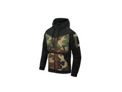 Pánská mikina Helikon Rogue Hoodie, černá / US woodland