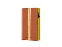TRU VIRTU - peněženka CLICK & SLIDE Strap Edge, Caramba Brown Sahara