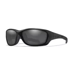 Střelecké sluneční brýle WileyX Gravity Captivate Polarized - Smoke Grey/Black Ops - Matte Black