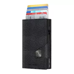TRU VIRTU - peněženka CLICK & SLIDE Coin Pocket, Lizard Black