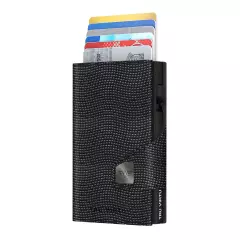 Dolphin Innovations GmbH TRU VIRTU - peněženka CLICK & SLIDE Coin Pocket, Lizard Black