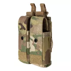 5.11 TACTICAL Dvojitá sumka 5.11 Tactical Flex Double pro pistolové zásobníky, Multicam